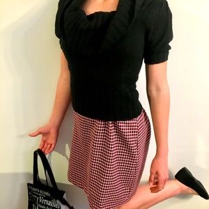 Business Casual Sweater Puffy Sleeve Short Sleeve